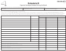 Form Cg-5/6-Att - Schedule B Cigarette Packages Stamped During The Month Printable pdf