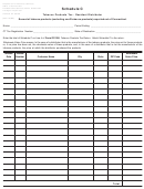 Schedule C Template - Record Of Tobacco Products (excluding Snuff Tobacco Products) Exported Out Of Connecticut