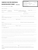 Norton Youth Football Registration Form