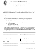 Change Of Address Notification Form For Firearms Identification Card And License To Carry Firearms - Massachusetts Department Of Criminal Justice Information Services