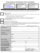 State Board Of Certified Real Estate Appraisers Form 2013