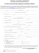 Letter Of Invitation And Guarantee Of Financial Support Form