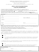 Application For Firm Permit For Sole Proprietor Form - Nebraska Board Of Public Accountancy