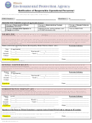 Form Il 532-0987/0164 - Notification Of Ownership And Responsible Operational Personnel - Illinois Environmental Protection Agency