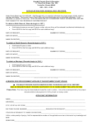 Application For Genealogy Record Form