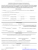 Application For Motor Vehicle Property Tax Exemption For Connecticut Resident Who Is A Member Of The Armed Forces Form