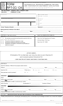 Form Rpt-Cc/ca - Cooperative Transfer Summary Return And Cooperative Abatement Application 2005 Printable pdf