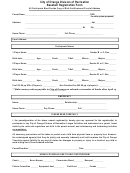 Baseball Registration Form - City Of Orange, California