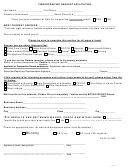 Fingerprinting Request Application Form