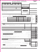 Form P1040 (nr) - City Of Pontiac Income Tax, Individual Return - Non Resident - 2006