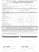 Engineering Permit Application Form