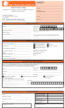 Remittance Form - Request For Transfer Of Funds / Swift Transfer / Rapid Fund To India