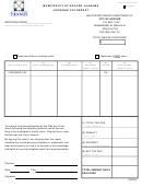 Lodgings Tax Report Form - Municipality Of Hoover, Alabama