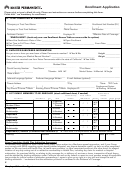 Enrollment Application Form
