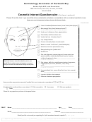 Cosmetic Questionnaire Form
