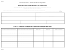Form Rpd-41240 - Report Of Imported Cigarettes