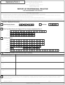 Optometry Form 4 - Report Of Professional Practice - New York The State Education Department