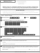 Optometry Form 3 - Verification Of Licensure/certification In Another Jurisdiction - New York The State Education Department