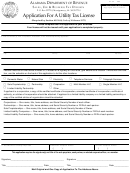 Form St: Ua - Application For A Utility Tax License