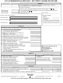 City Of Madisonville Kentucky - Net Profit License Fee Return Form