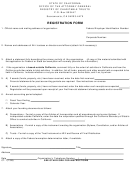 Form Ct-1 - Registration Form - State Of California Office Of The Attorney General