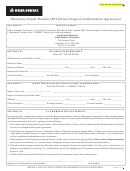 Electronic Funds Transfer (eft)/direct Deposit Authorization Agreement Form