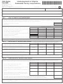 Virginia Form 500c - Underpayment Of Virginia Estimated Tax By Corporations - 2009