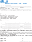 Form 2465 (w1004) - Small Employer Member Waiver Of Coverage Form