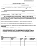 Form Csed 04-1603 - Child Support Information Form