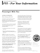 Form Dr 0011 - Passenger Mile Detail By Passenger Buses