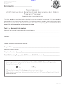 Form Naa-01 - Connecticut Neighborhood Assistance Act (naa) Program Proposal - 2007