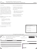 Form 60-ext - S Corporation Extension Payment - 2009
