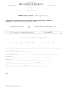 Eft Enrollment Form - Idaho Department Of Insurance - 2015
