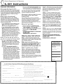 Form Il-941 - Illinois Quarterly Withholding Income Tax Return - 2004