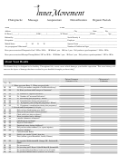 Chiropractic Exam Form Printable pdf