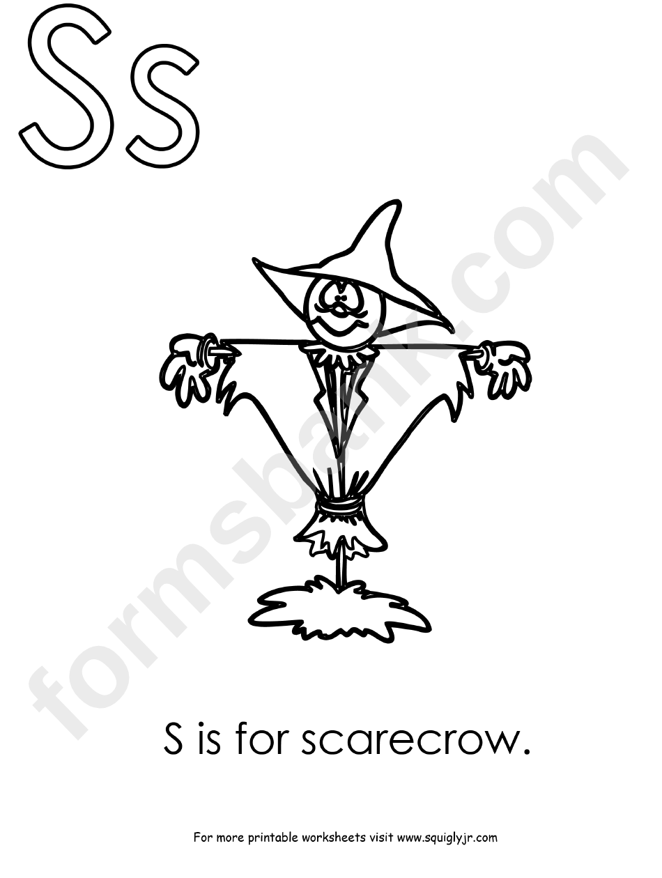 S Is For Scarecrow