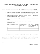 Specimen Declaration Of Applicant For Obtaining A Passport In Lieu Of Lost/ Damaged Passport Template