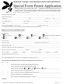 Special Event Permit Application Form - Boston Parks And Recreation Department