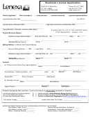 Business License Application Form
