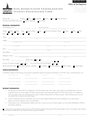 Non-matriculated Undergraduate Student Registration Form
