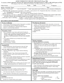 Aer Form 700 - Army Emergency Relief Checklist