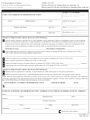 Form Eoir-27 - Notice Of Entry Of Appearance As Attorney Or Representative Before The Board Of Immigration Appeals