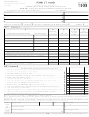 Form Ct-1120si - Connecticut S Corporation Information And Composite Income Tax Return - 1999