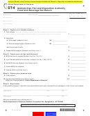 Form St-4 - Metropolitan Pier And Exposition Authority Food And Beverage Tax Return