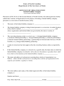 Form L-01a - Articles Of Organization Limited Liability Company