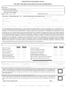Sample Salary Redirection/reduction Agreement Form Printable pdf