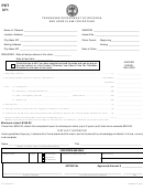 Form Pet 371 - End User Claim For Refund - Tennessee Department Of Revenue