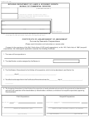 Form Bcs/cd-517 - Certificate Of Abandonment Of Amendement - 2005