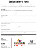 Senior Referral Form And Homeowner's Agreement Form
