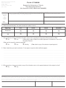 Form Ct-8809 - Request For Extension Of Time To File Information Returns